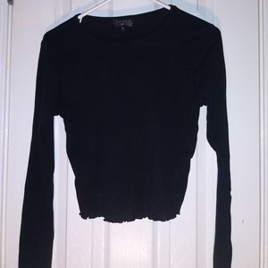 Long sleeve, tight fitting shirt